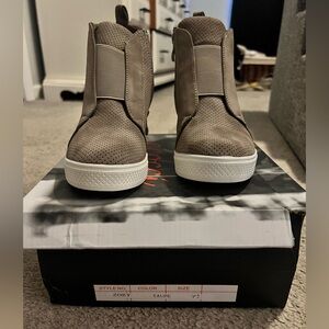 CCOCCI Taupe Ankle Boots